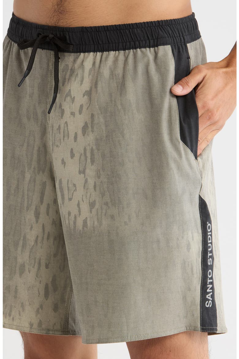 Jetty Swim Trunks, Alternate, color, CHEETAH BROWN