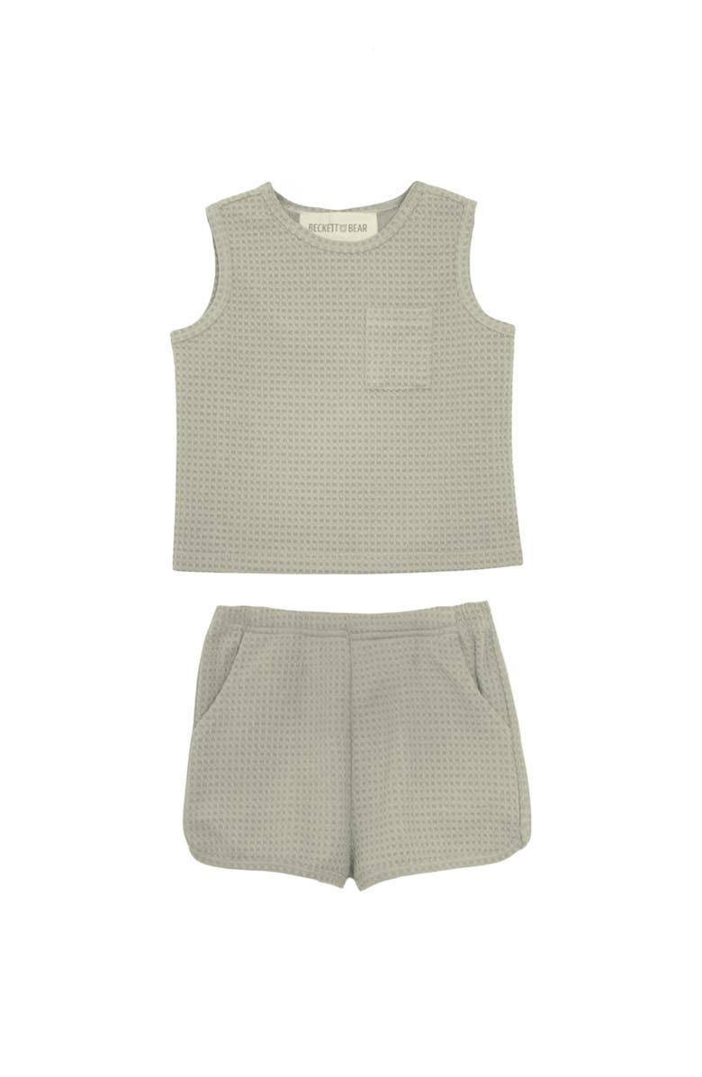 Beckett and Bear Russell Sleeveless Two Piece Set, Main, color, Green