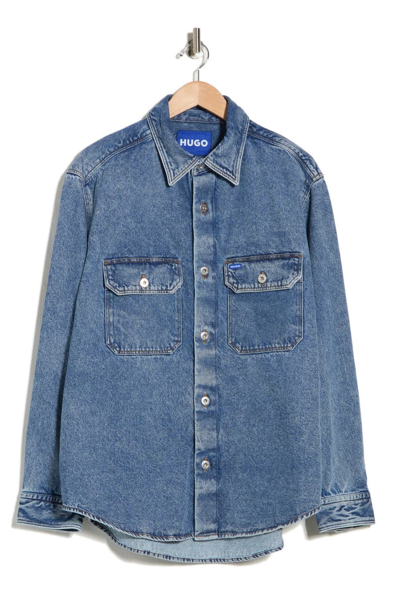 BOSS Ebolt Snap Jacket, Main, color, Navy