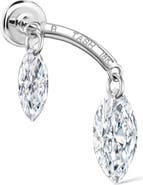 MARIA TASH Floating Double Marquise Diamond Single Stud Earring