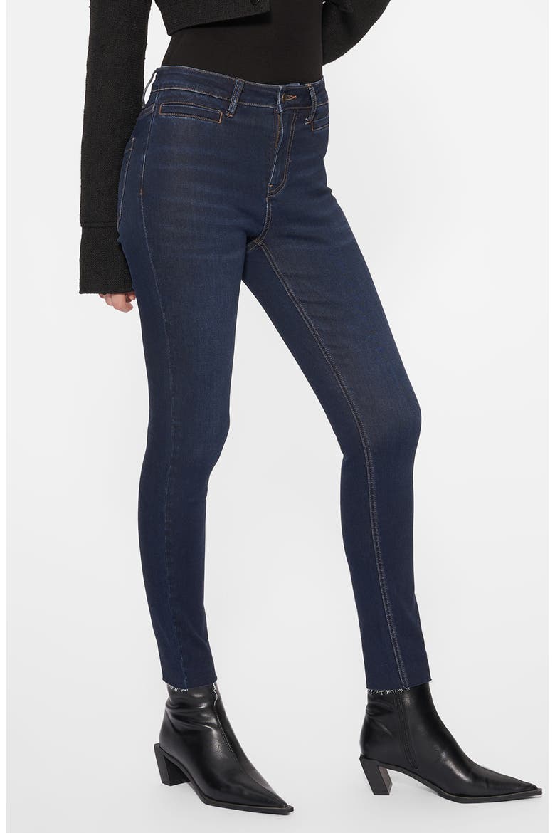 Yoyo Skinny Jeans, Alternate, color, DEEP SEA