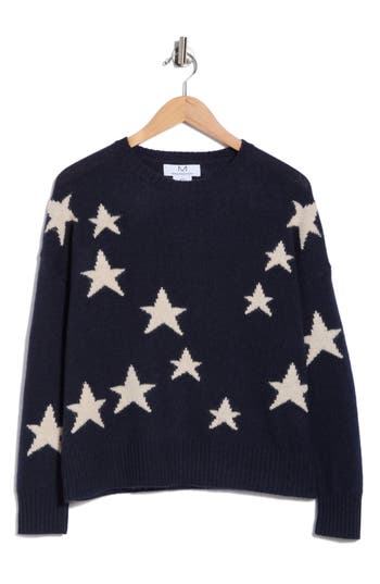Magaschoni Star Cashmere Sweater In Blue