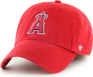 '47 Men's '47 Red Los Angeles Angels Franchise Logo Fitted Hat