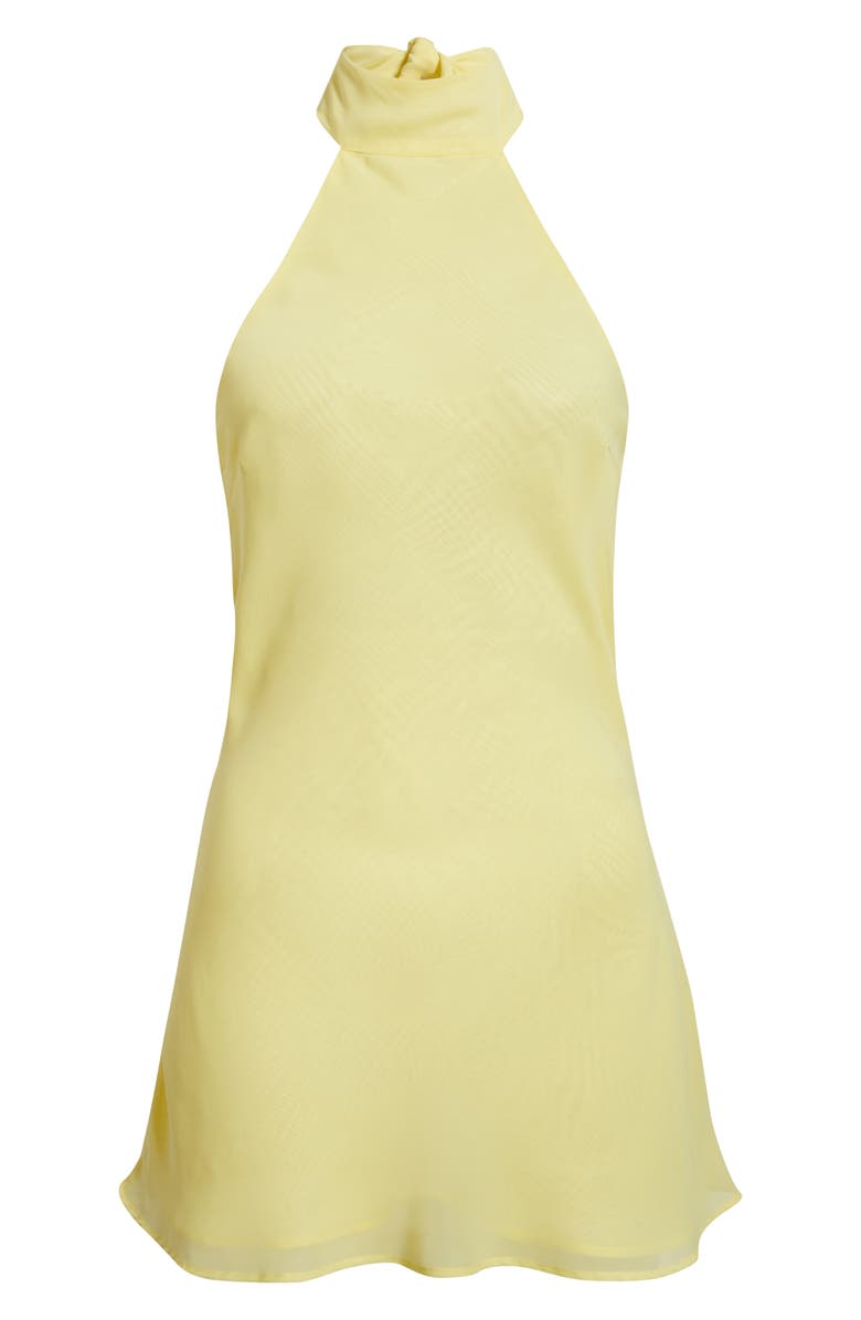 Bella Venice Piper Halter Neck Minidress, Alternate, color, Yellow
