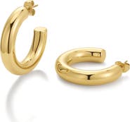 D.LOUISE Bold Lucky Hoop Earrings