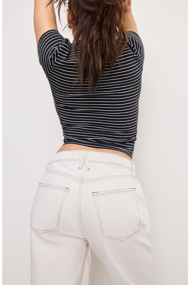 Good Standard Straight Leg Jeans, Alternate, color, PEARL001