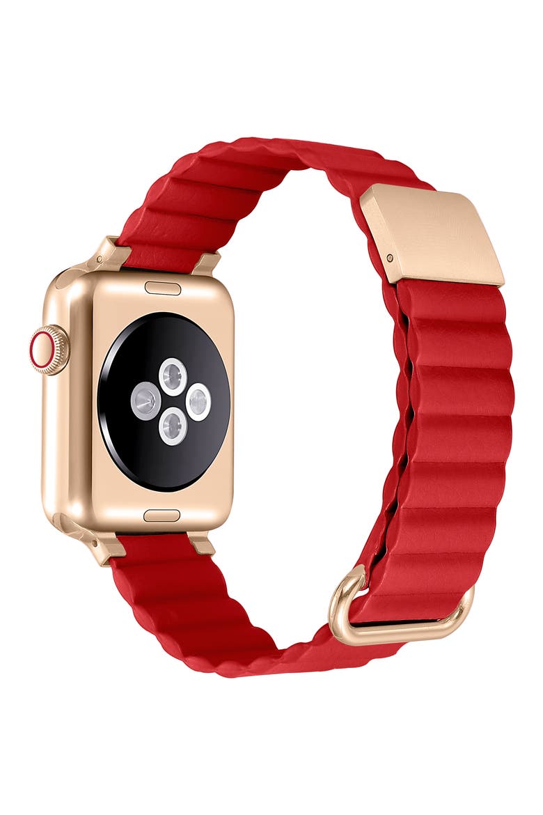 Dakota Apple Watch® Watchband, Alternate, color, RED