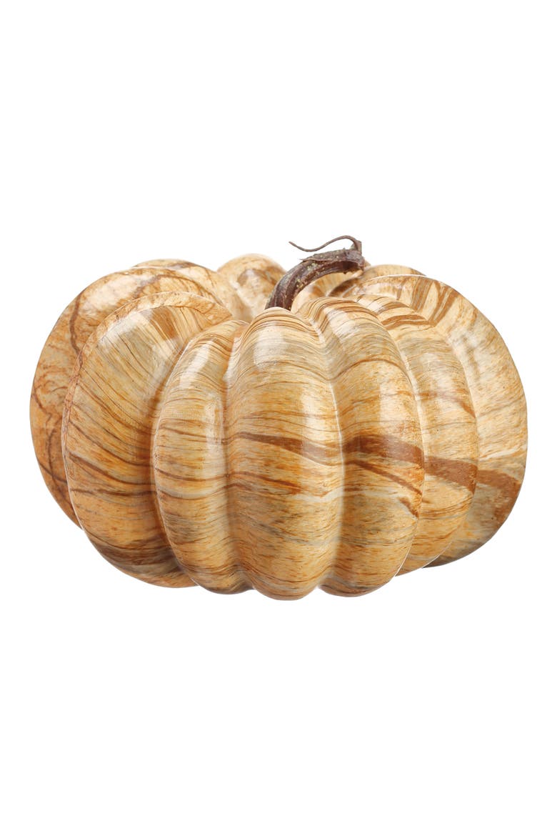 Marble Print Pumpkin, Main, color, CREAM BROWN