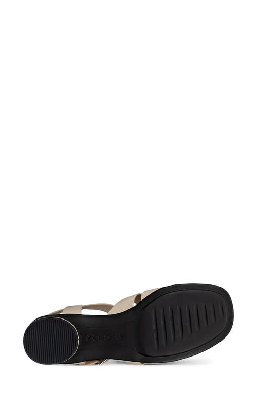 Ecco Sculpted Alba 25 Fisherman Sandal In Limestone