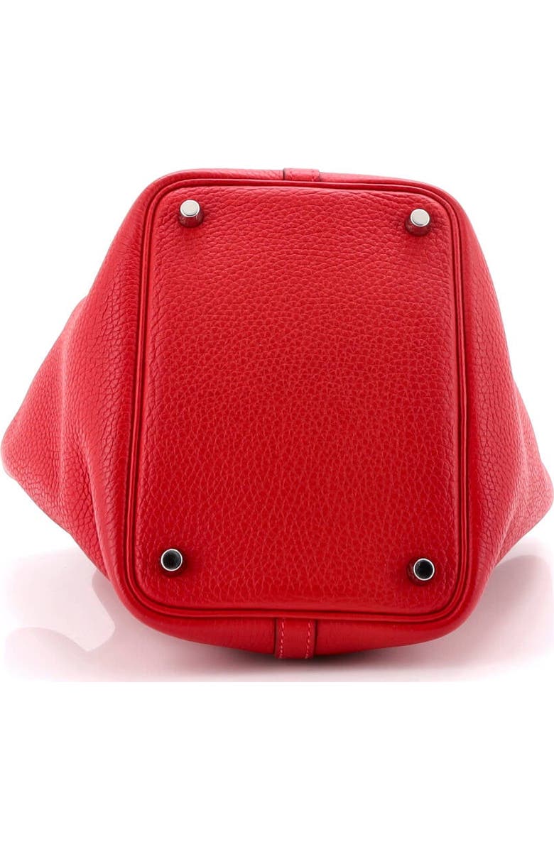 Pre-Owned Hermes Picotin Lock Bag Clemence PM, Alternate, color, Rouge Casaque