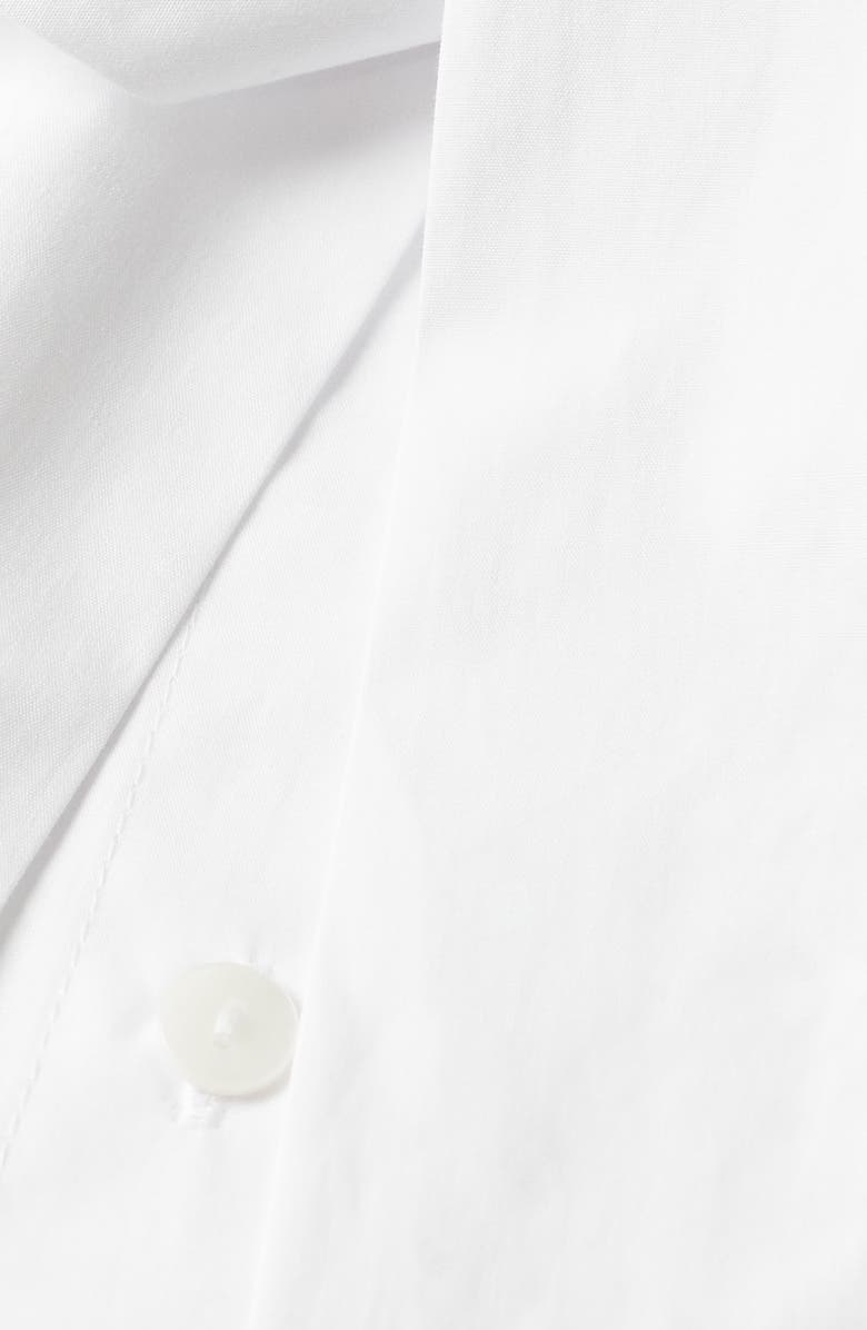 MANGO Long Sleeve Belted Cotton Shirtdress, Alternate, color,