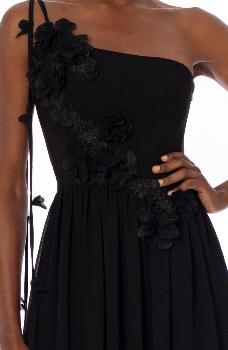 HELSI Dana One-Shoulder Fit & Flare Dress, Alternate, color,