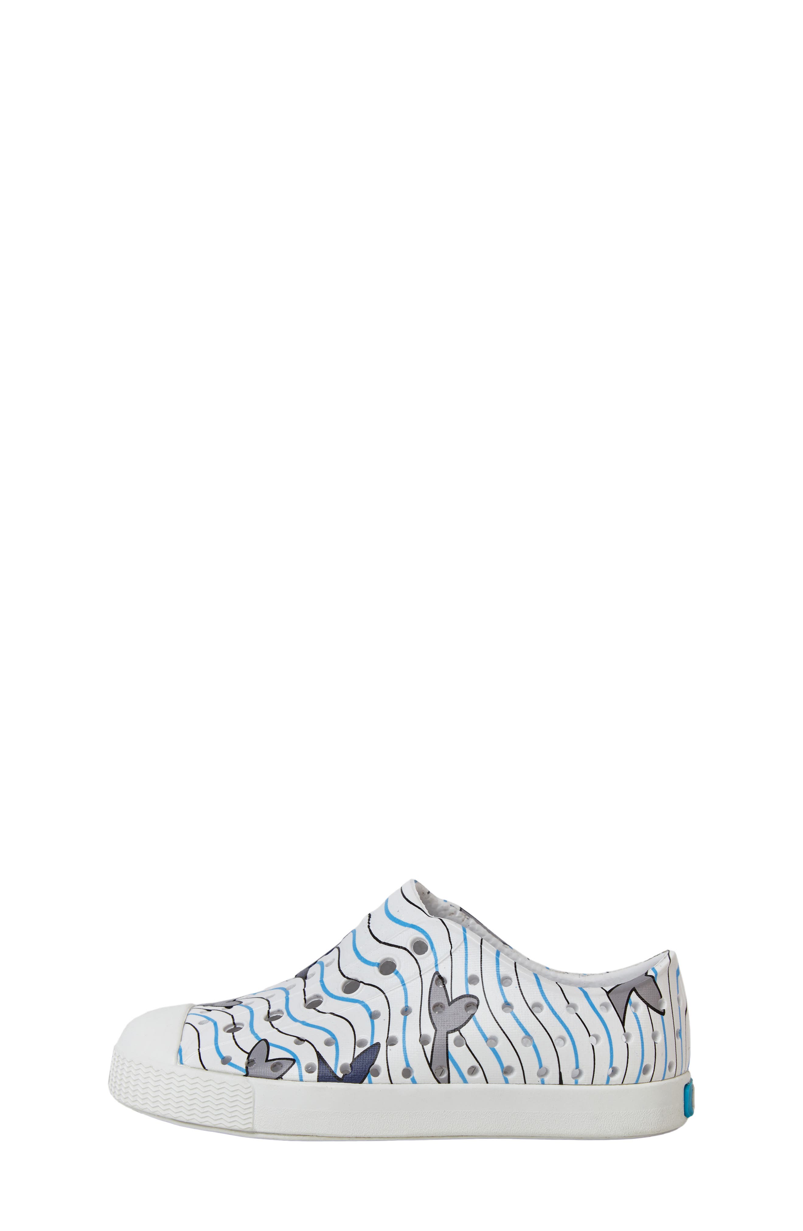 Native Shoes Jefferson Water Friendly Perforated Slip-On, Alternate, color, Shell White/ Tail