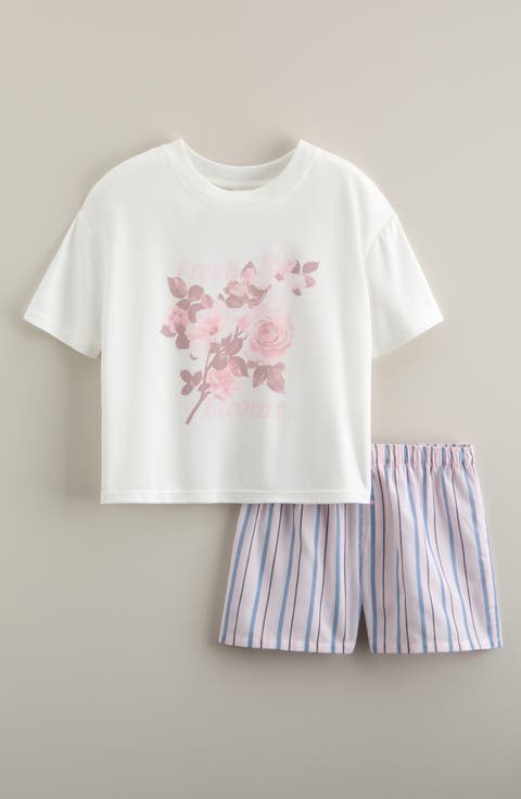 Kids' Short Sleeve T-Shirt & Boxer Set (Big Kid)
