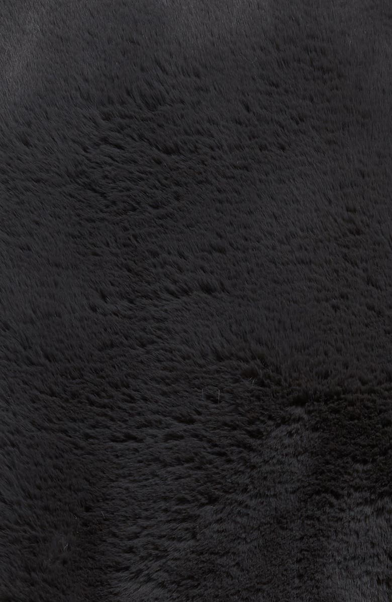 UnHide The Marshmallow 2.0 Medium Faux Fur Throw Blanket, Alternate, color, Charcoal Charlie