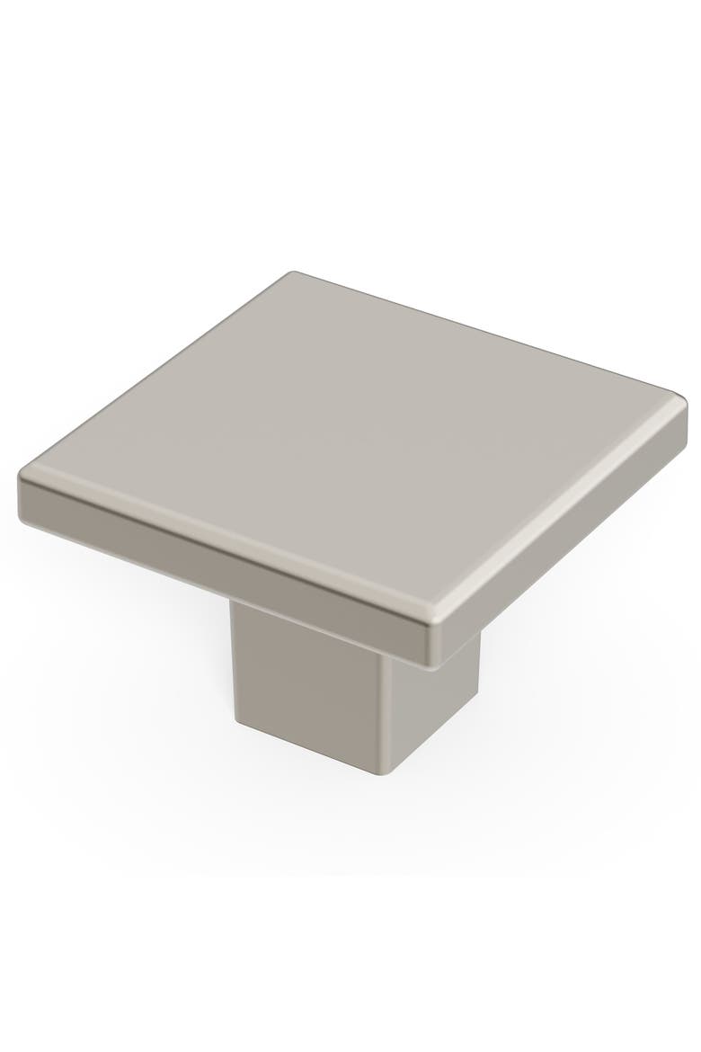 Heritage Tempo Cabinet Knobs 10Pk, Alternate, color, Silver