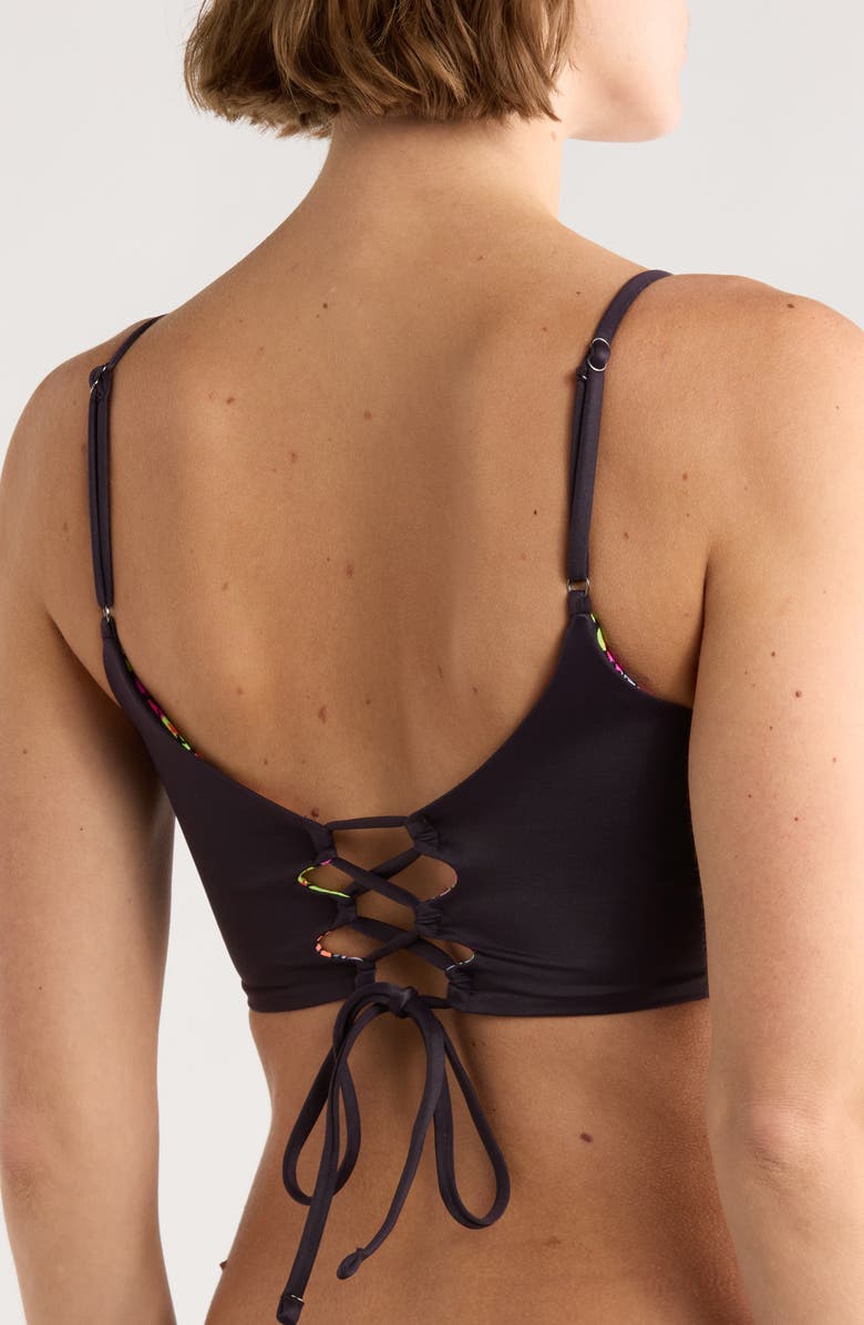 Maaji Ceci Reversible Bralette Bikini Top, Alternate, color, Pink