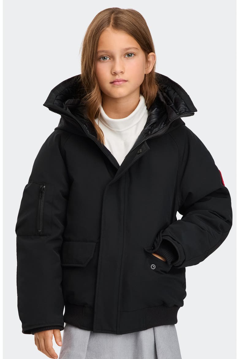 Kids' Chilliwack Bomber Jacket, Alternate, color, BLACK - NOIR