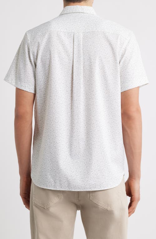Nordstrom Floral Short Sleeve Stretch Button-up Shirt