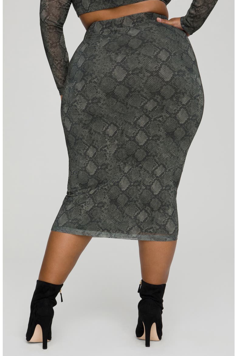 Mesh Midi Skirt, Alternate, color, HUNTERSNAKE001