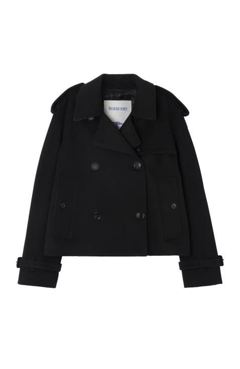 Cropped Cashmere Mayfair Trench Jacket