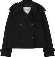 Burberry Cropped Cashmere Mayfair Trench Jacket