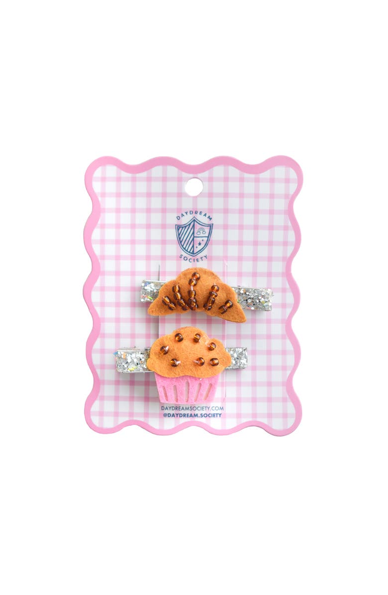 Daydream Society Breakfast Pastry Hair Clip Set, Main, color, Assorted Pre-Pack