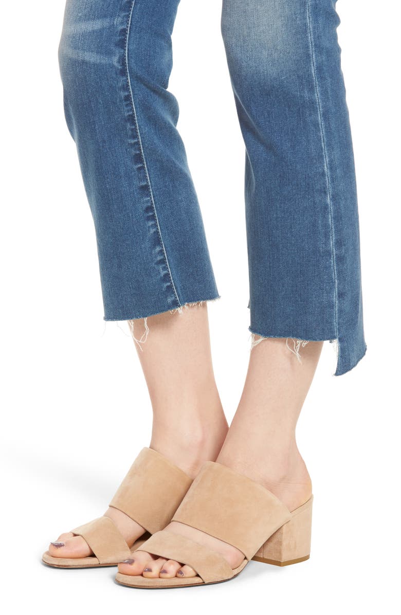 EVIDNT Girlfriend Step Hem Crop Flare Jeans, Alternate, color, 