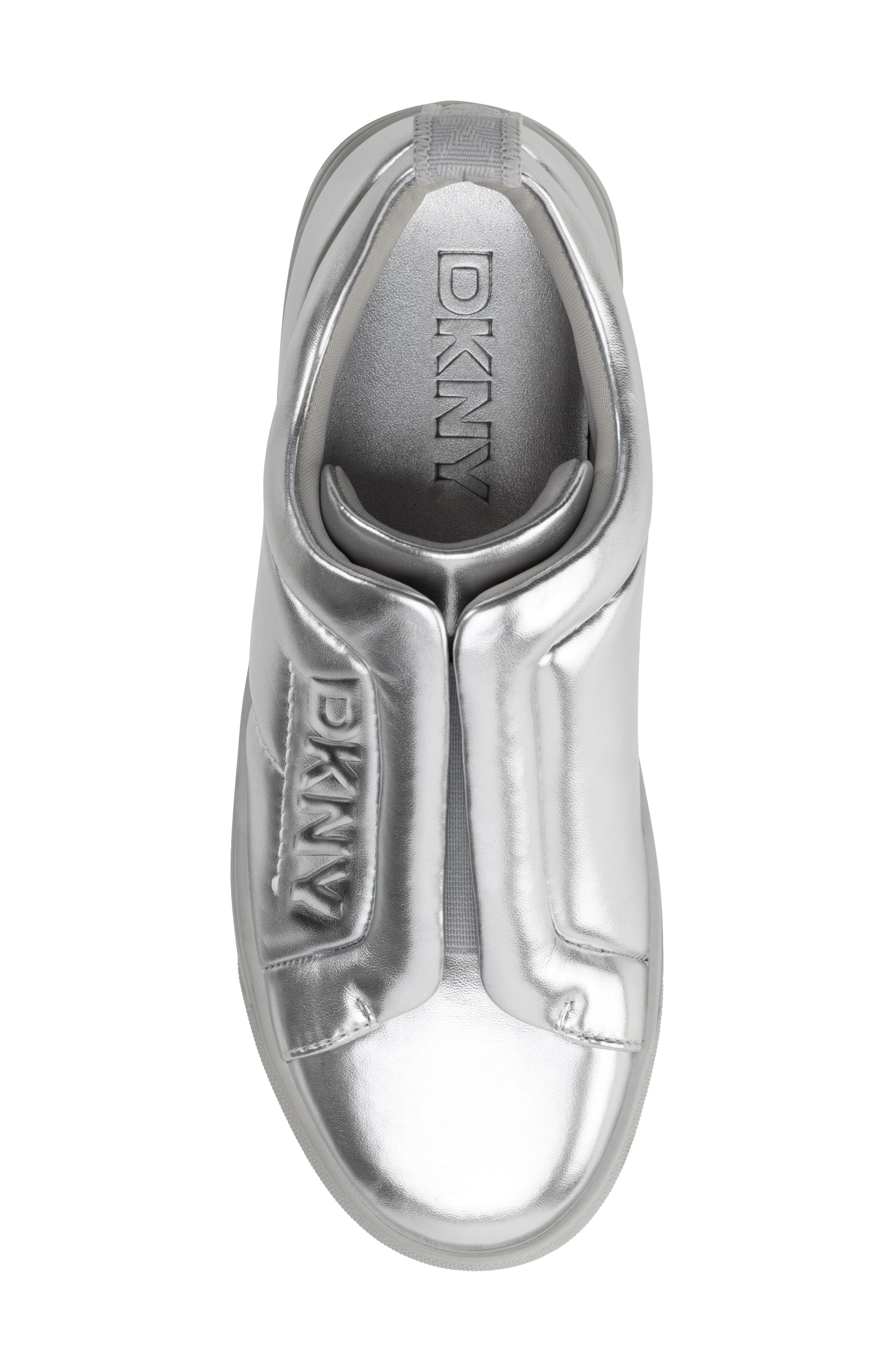 DKNY Abelina Sneaker, Alternate, color, Silver