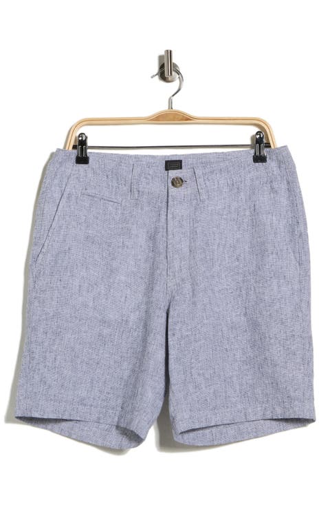 Linen & Cotton 8-Inch Shorts