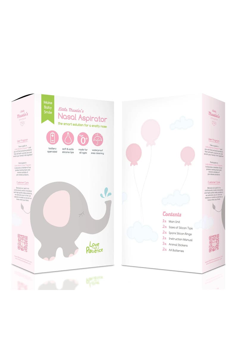 Baby Electric Nasal Aspirator, Alternate, color, White