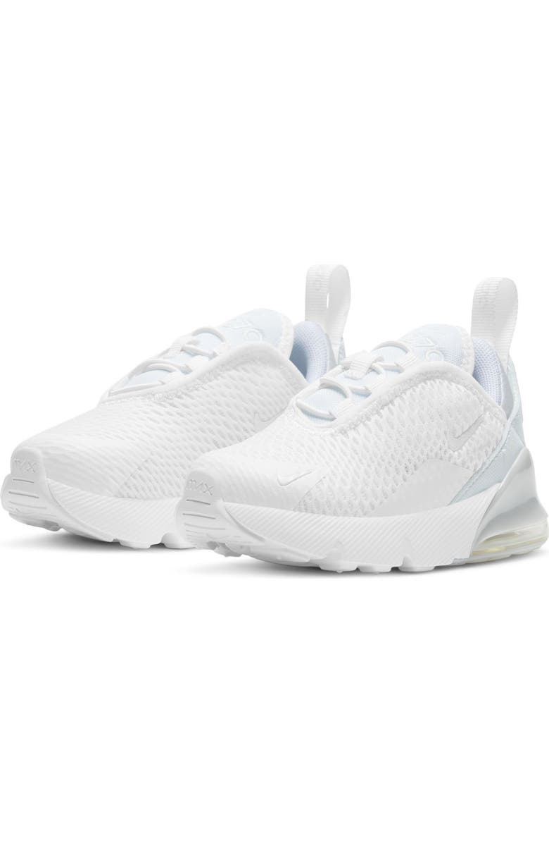 Nike Kids' Air Max 270 Sneaker, Main, color, 103 White/White