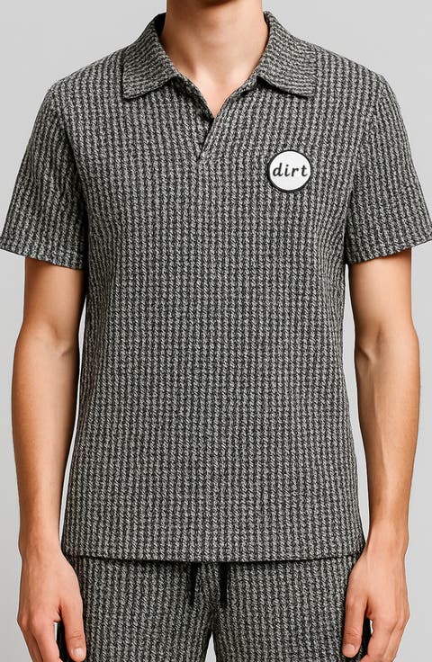 Vacay Cotton Blend Knit Polo