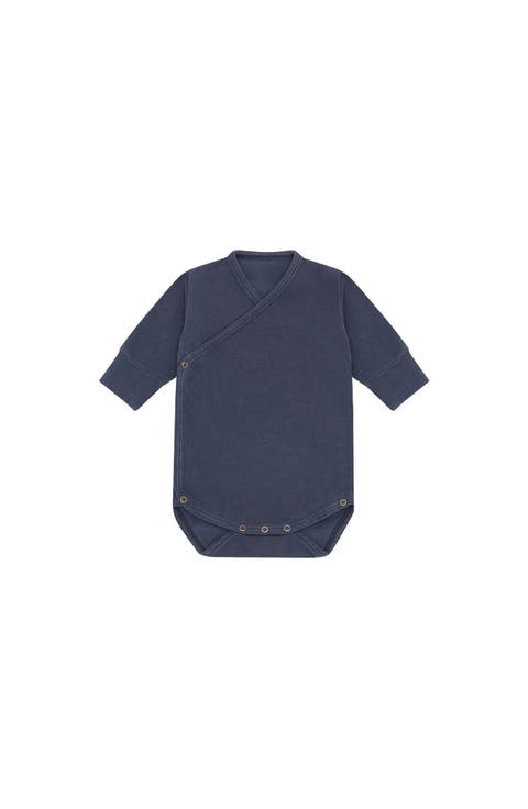 LS Organic Cotton Wrapover Bodysuit