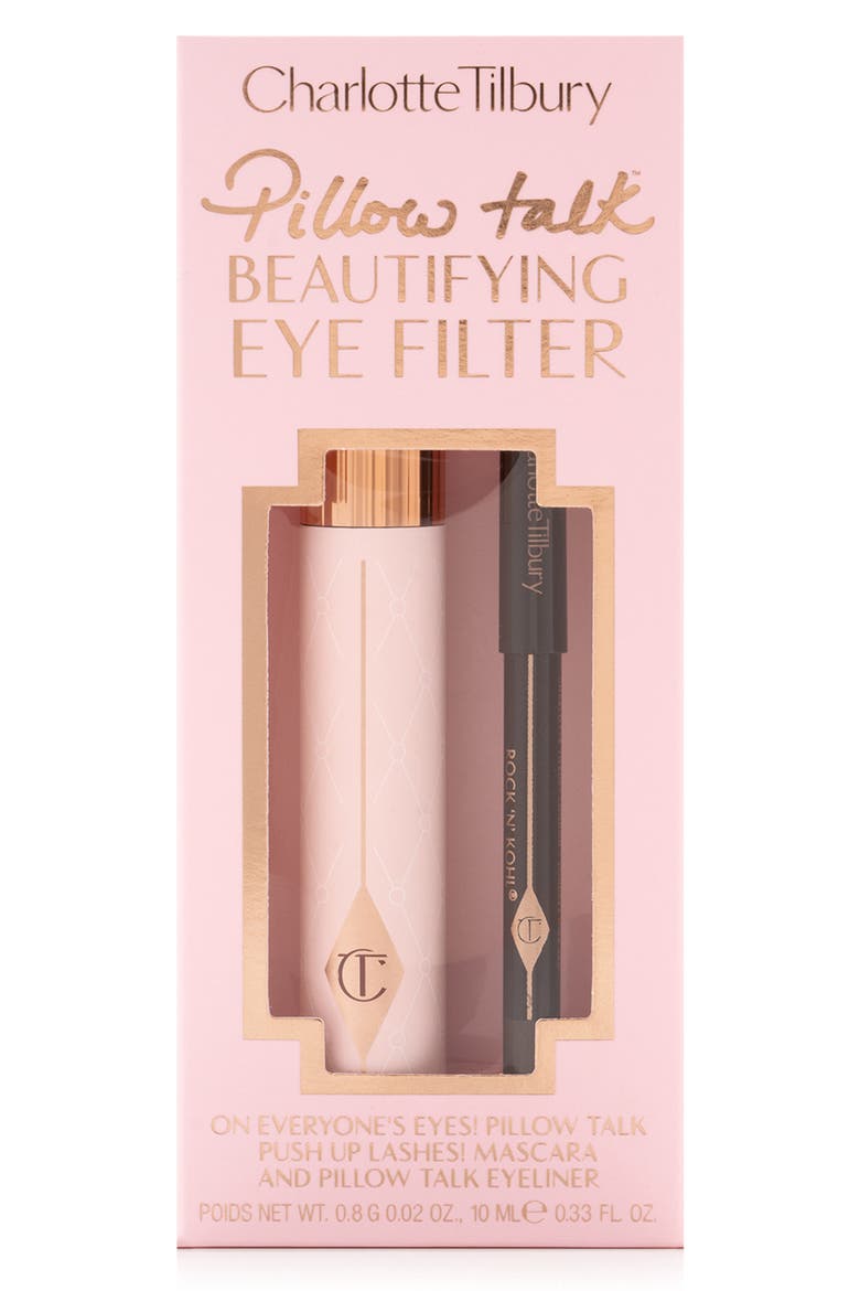 Pillow Talk Beautifying Eye Filter Mascara & Eyeliner Set (Limited Edition), Main, color, PINK