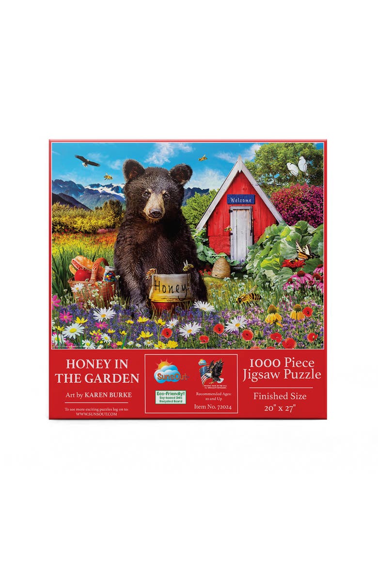 Honey in the Garden 1000 piece Jigsaw Puzzle for Adults, Alternate, color, Multicolor