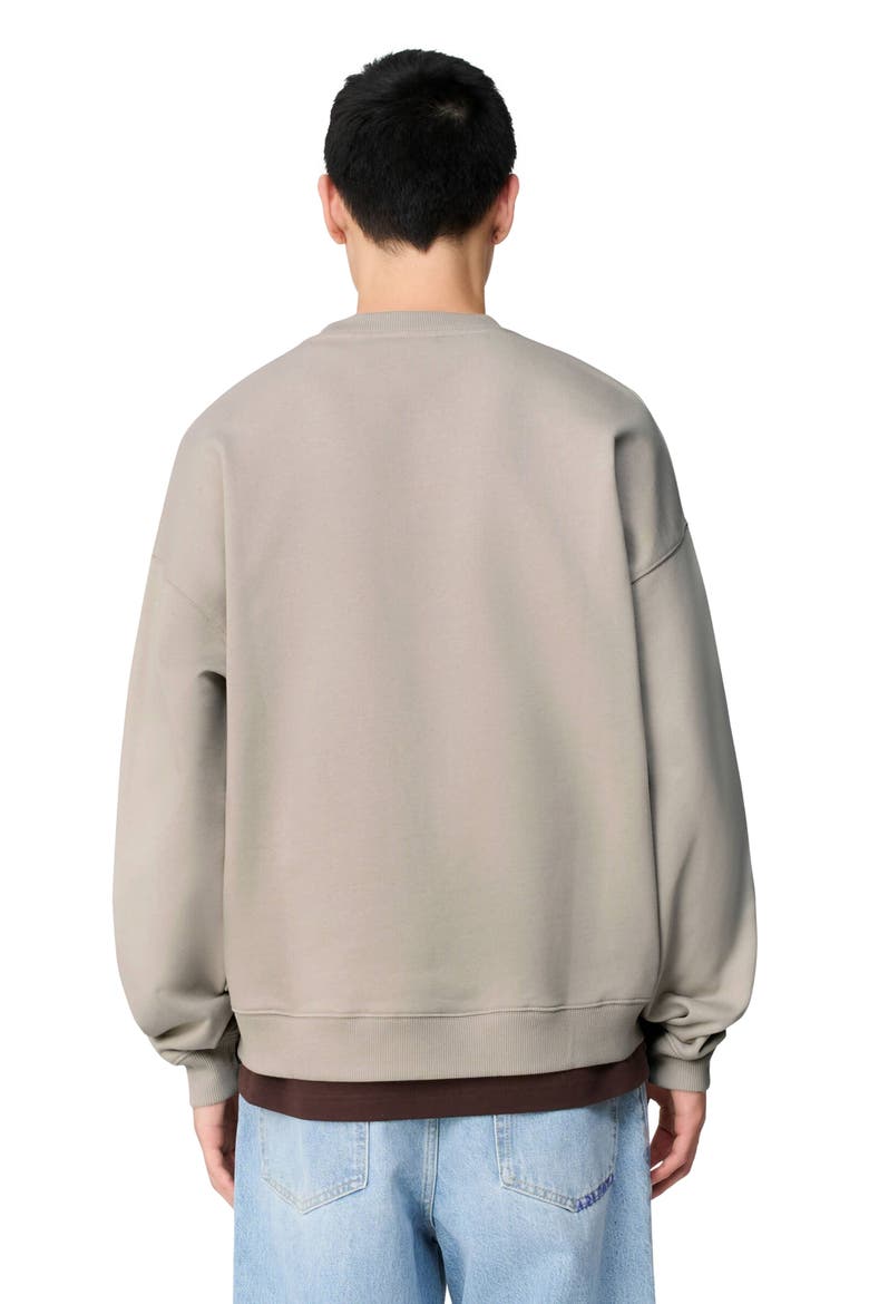 Micro Bee Bird Sweatshirt, Alternate, color, Stone