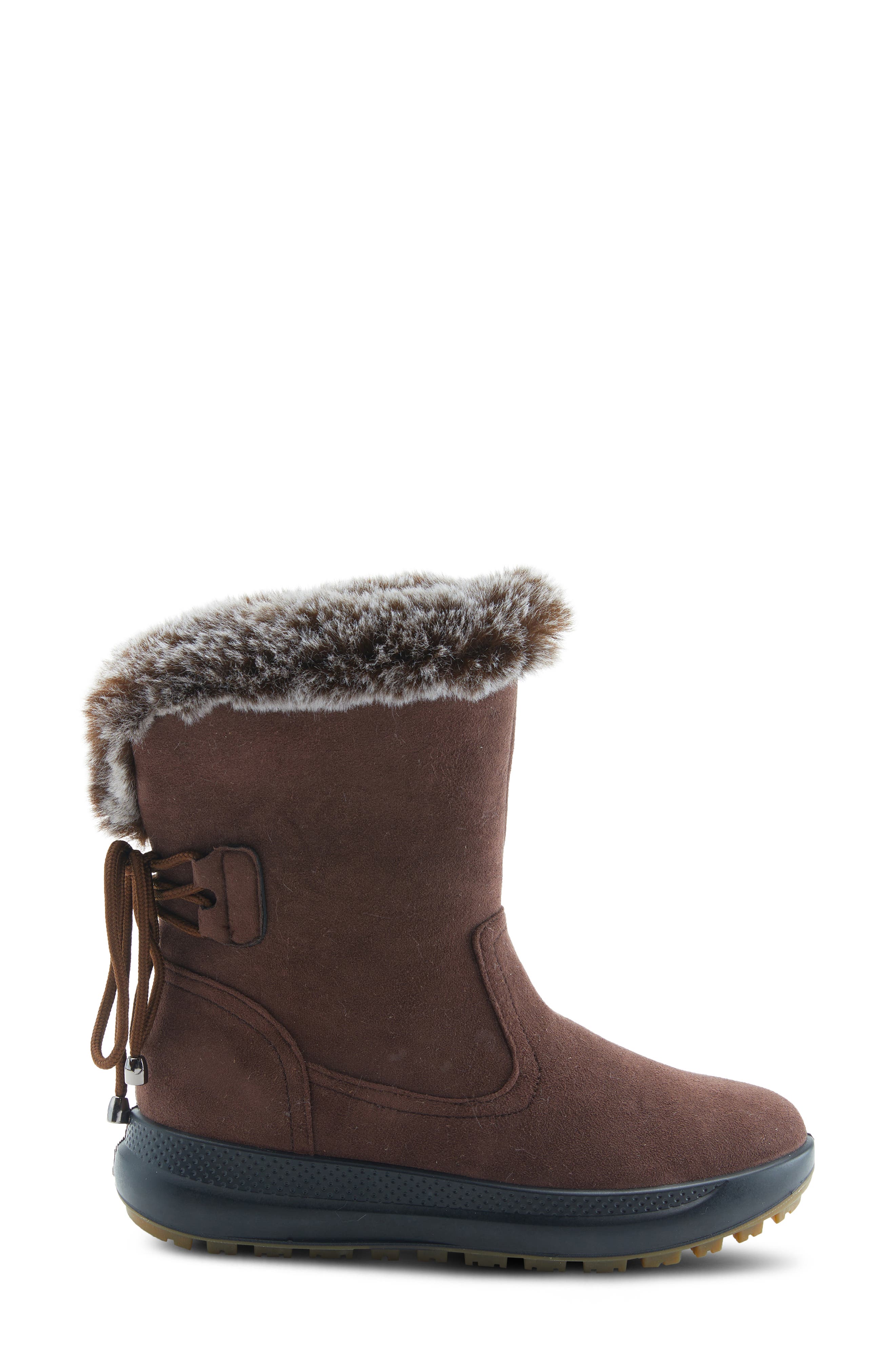 Flexus by Spring Step Snowbird Waterproof Faux Fur Lined Boot, Alternate, color, Brown