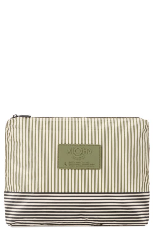 Aloha Collection Mid Cabana Water Resistant Pouch In Multi