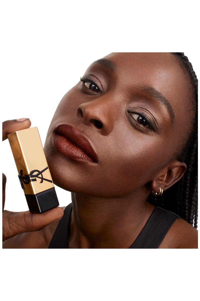 Rouge Pur Couture Caring Satin Lipstick with Ceramides, Alternate, color, N6 UNSHY CACAO