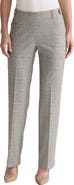 Jones New York Button Tab Plaid Slim Fit Pants