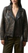 Velez Efos Leather Biker Jacket