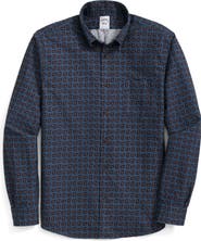 Brooks Brothers Paisley Regular Fit Button Down Shirt