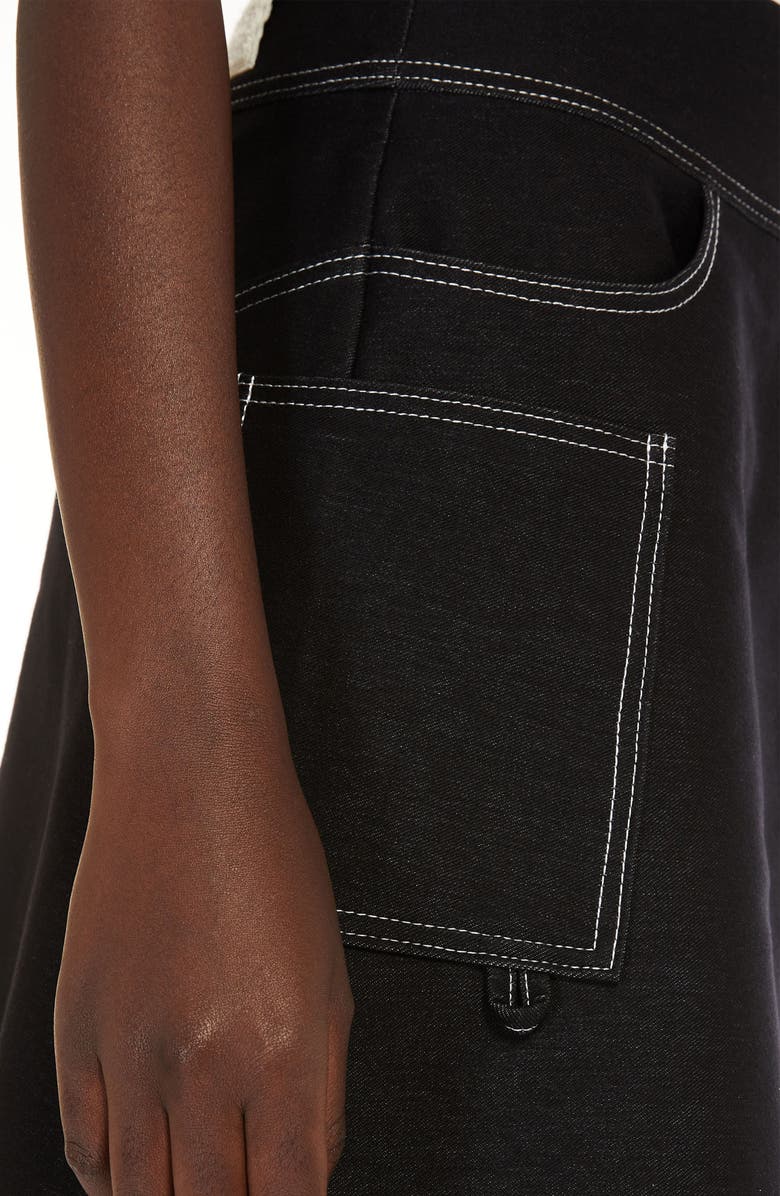 Max Mara Leisure Nabulus Jersey Skirt, Alternate, color, Black