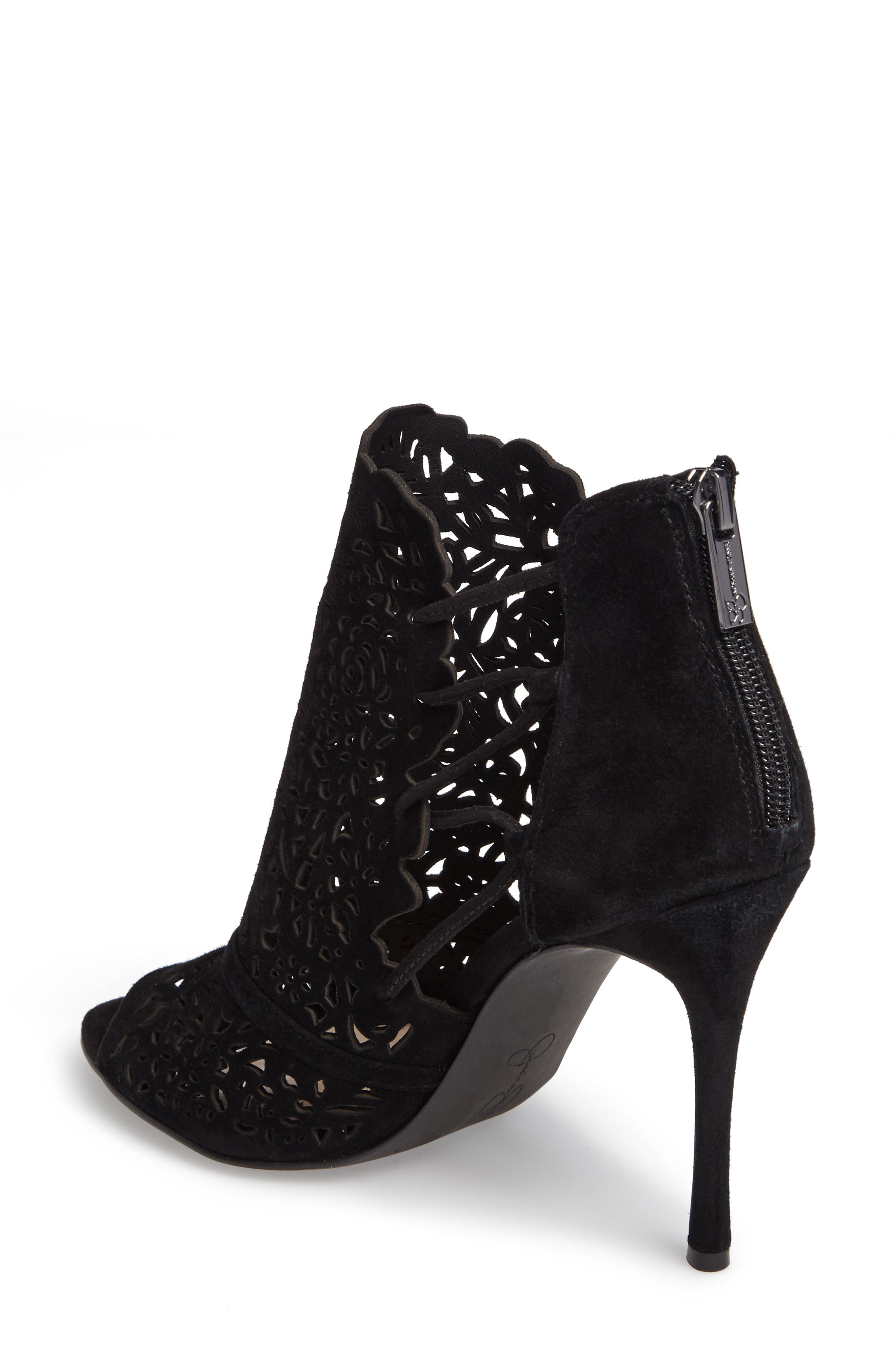 Jessica Simpson Keelin Open Toe Bootie, Alternate, color, 