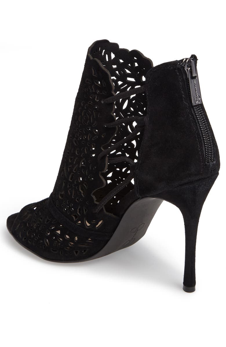 Jessica Simpson Keelin Open Toe Bootie, Alternate, color,