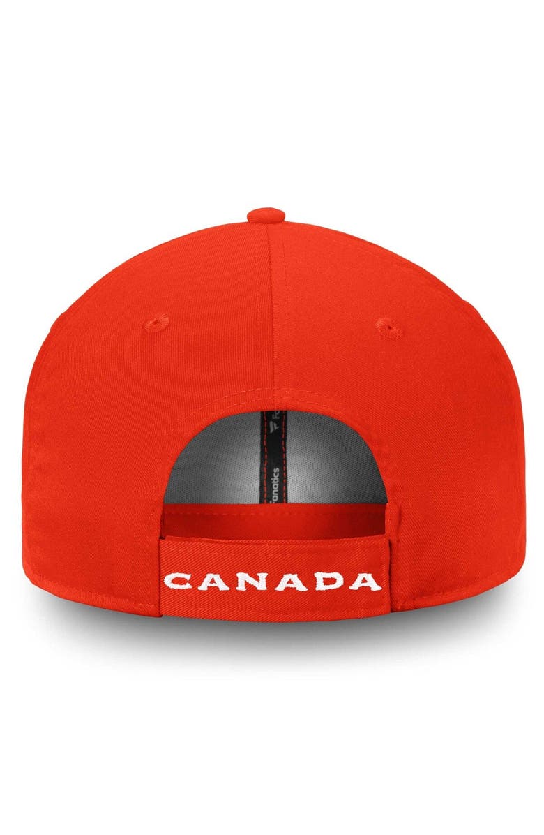 FANATICS Men's Fanatics Branded Red Hockey Canada Core Adjustable Hat, Alternate, color, Red