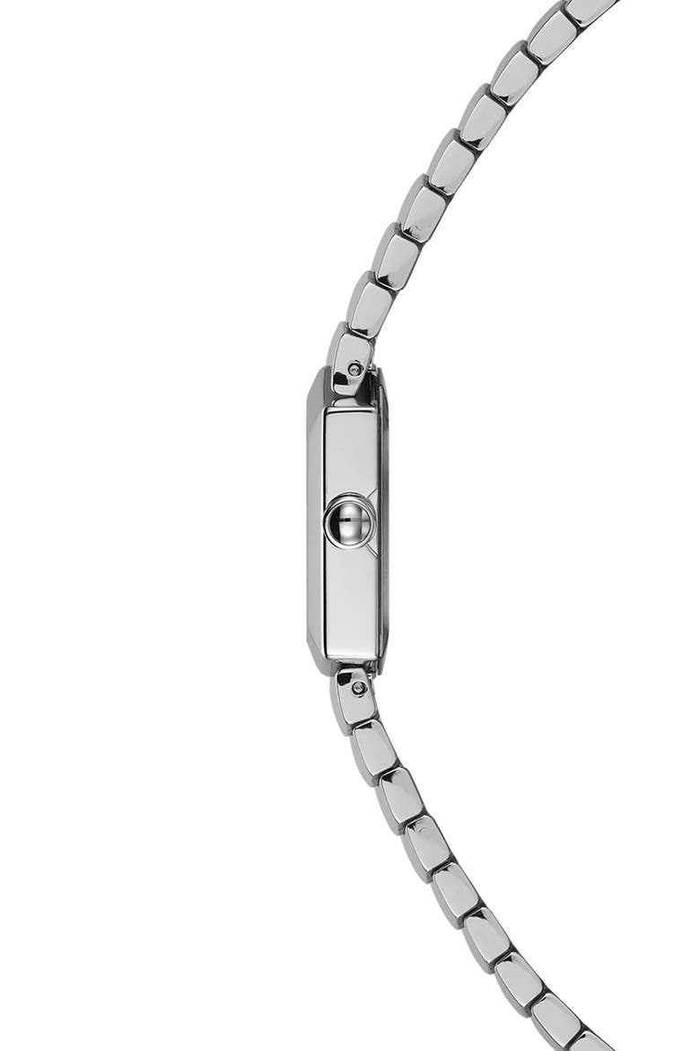Taffetas Hexagonal Bracelet Watch, 23mm, Alternate, color, STAINLESS STEEL