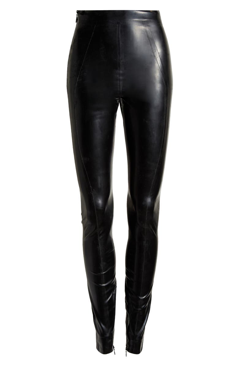 HOUSE OF CB Lia High Waist Latex Leggings, Alternate, color, 