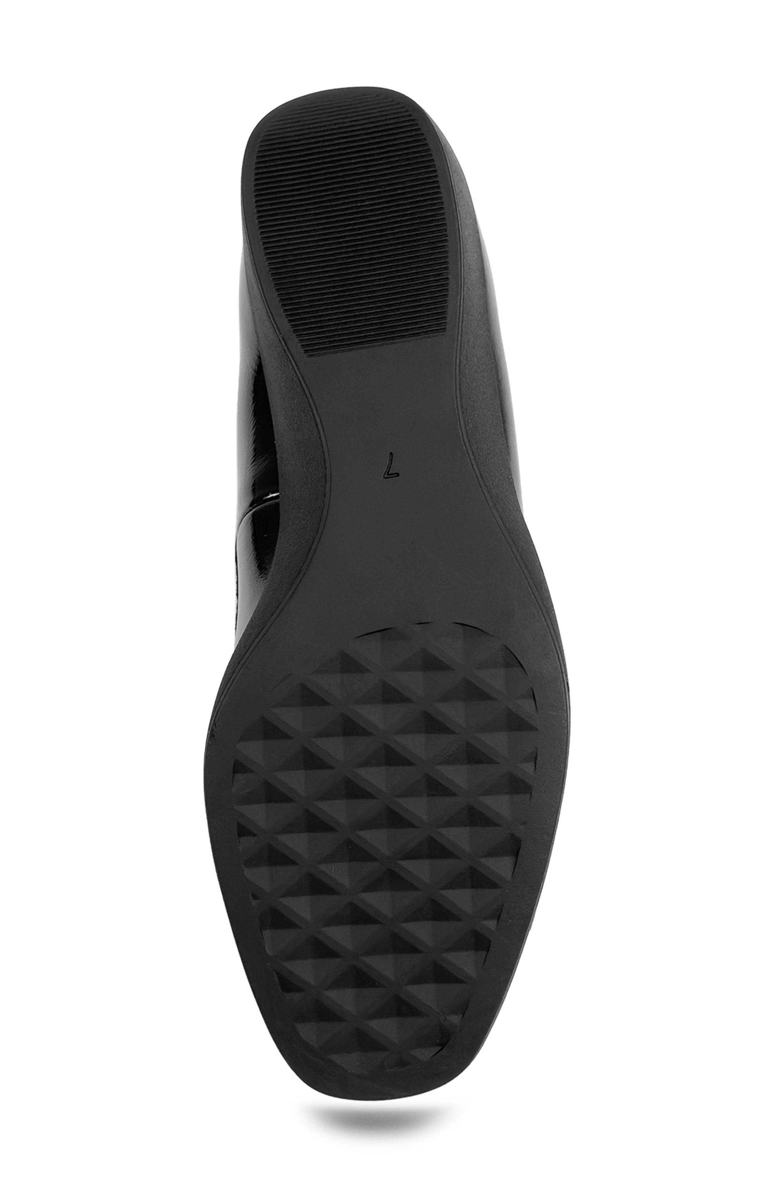 Aerosoles Tema Ballet Wedge Pump, Alternate, color, Black Crinkle Faux Leather